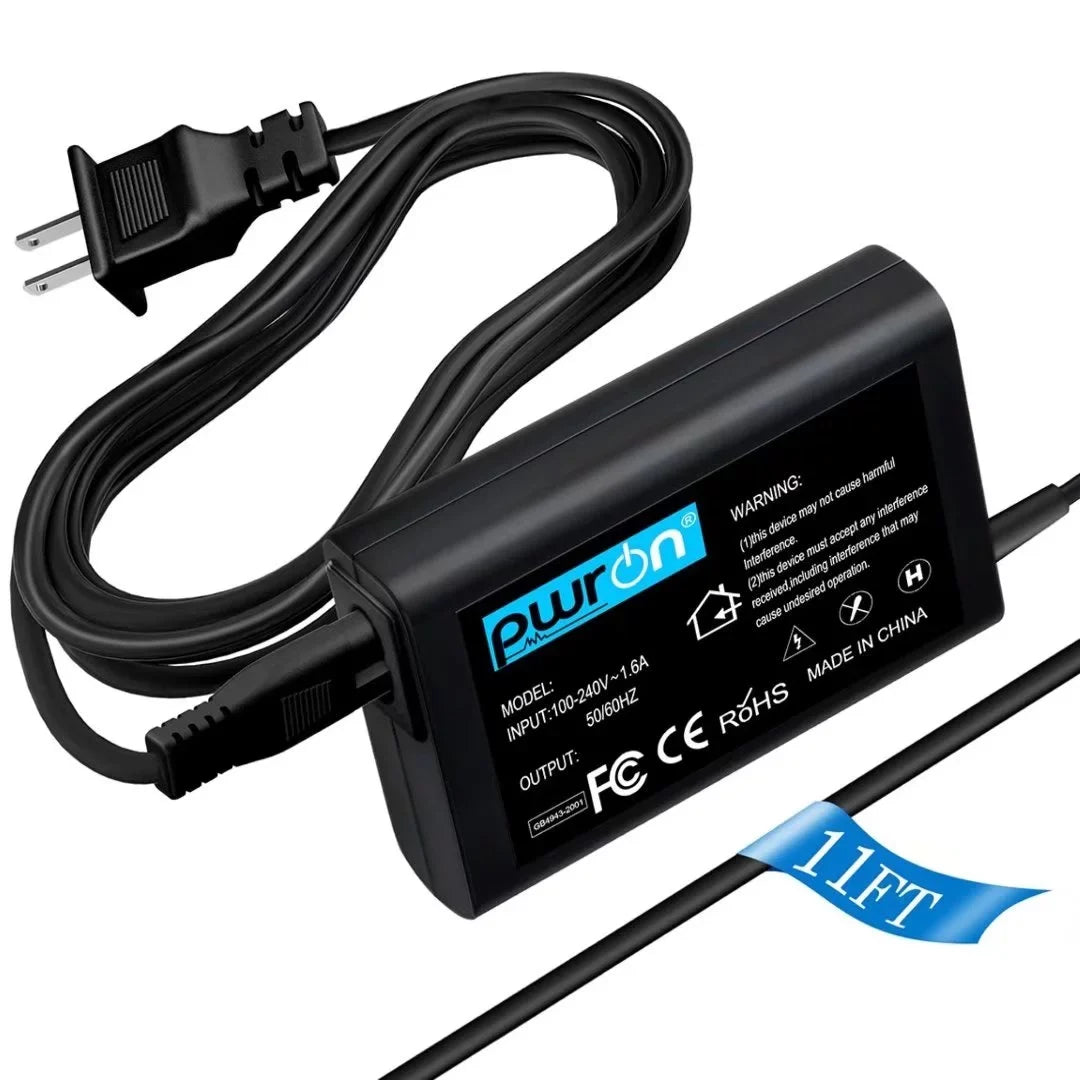 PwrON Compatible AC / DC Adapter Replacement for Precor EFX 5.17 i EFX5.17i EFX517i CrossRamp Elliptical Fitness CrossTrainer 38668103 4EB19N0011 Cross Ramp Trainer Power Sizeupply Cord