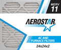 Aerostar 24x24x2 MERV  11,  Air Filter, 24x24x2, Box of 4