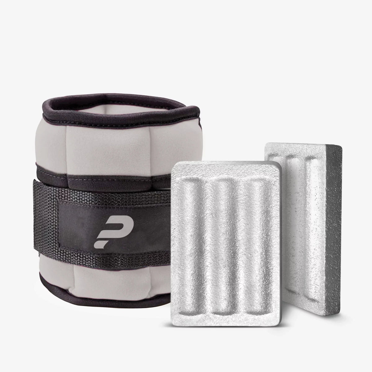 Power Wearhouse Cozy & With 'Cooling Technology' Power Wrist-Ankle Weights, Gray, 2 x 2.5lbs