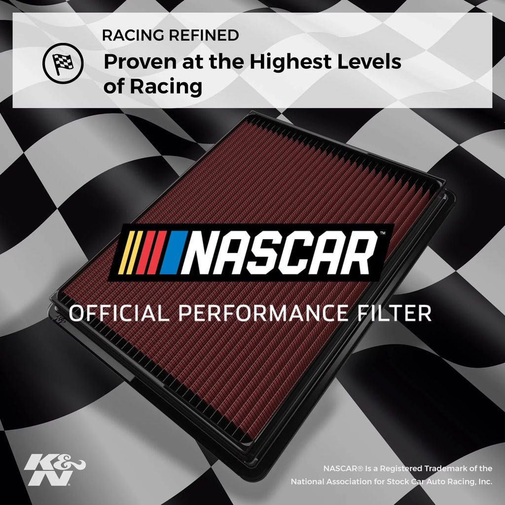 K&N Engine Air Filter: High Performance, Premium, Washable, Replacement Filter: 2004-2019 Nissan/Chevy/Venucia (NV200, AD, Cube, Evalia, Wingroad, March, Micra, other select models), 33-2375