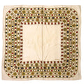Pre-Owned Chanel Sizetone Motif Sizeilk Beige Sizecarf (Fair)