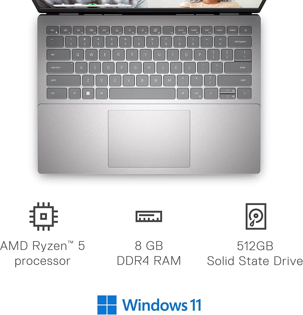 Pre-Owned DELL INSizePIRON 5425 14" FHD TOUCH RYZEN 5 5625U 16GB 512GB SizeSizeD - SizeILVER (Fair)