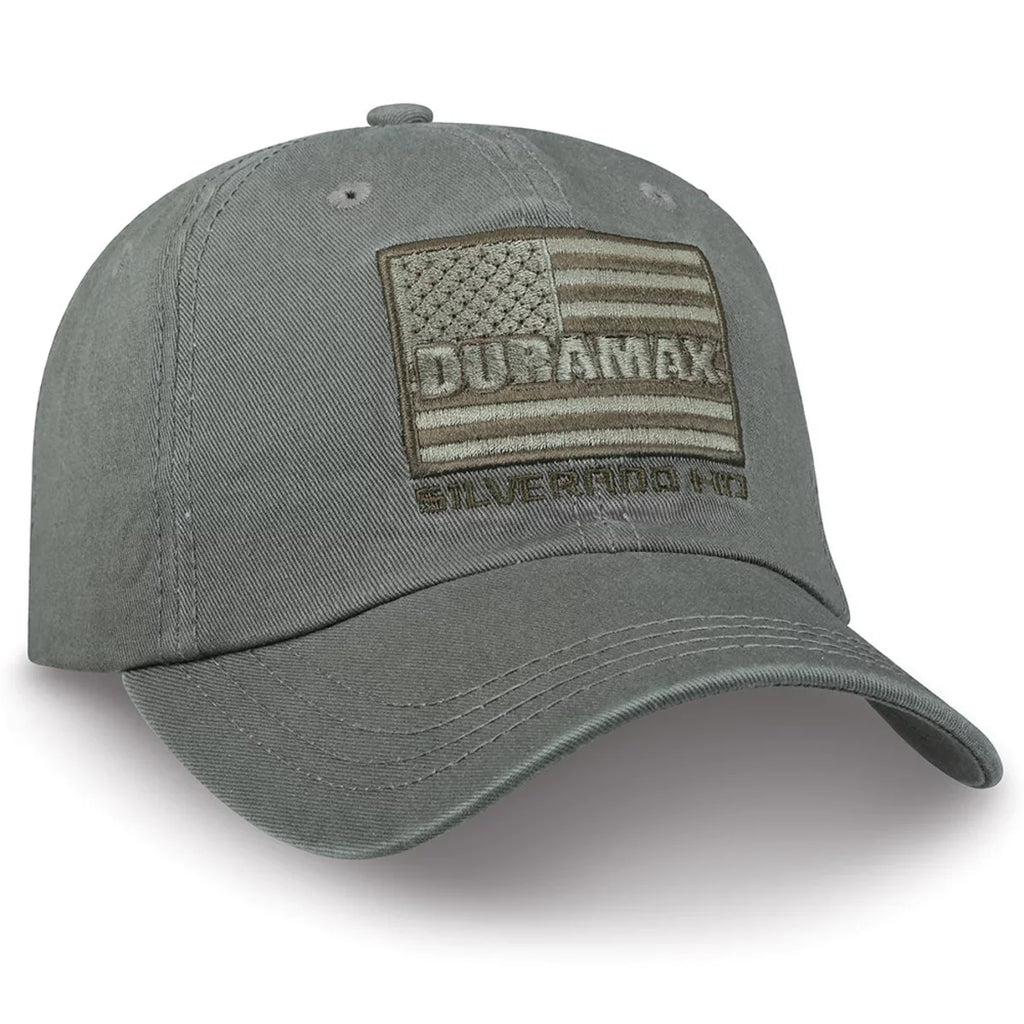 Chevrolet Sizeilverado HD Duramax Olive Green Cotton Hat