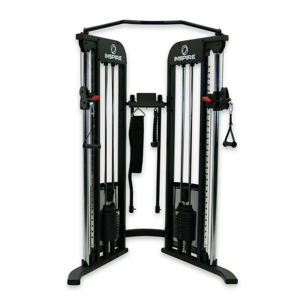 Inspire Fitness CG3 Home Gym Functional Trainer with Adjustable Workout Bench Bundle